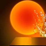 YouOKLight Sunset Lamp, Sunset Projector Lamp 10W LED Sunset Light Night Light 180 Degree Rotation Romantic Rainbow Light USB Charging for Bedroom Party Home Decor, Rainbow…