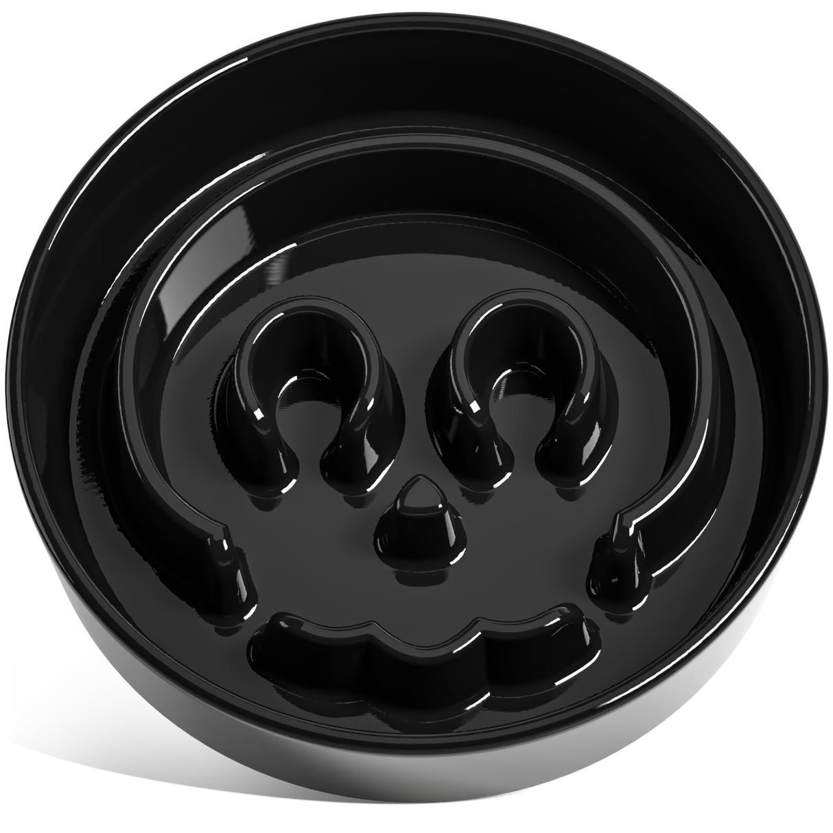 LE TAUCI Dog Bowls Slow Feeder Ceramic, 1.5 Cups Slow Feeding Dog Bowl Small Medium Breed, Puppy Slow Feeder Bowl for Fast Eater, Dog Dishes to Slow Down Eating, Puzzle Dog Food Bowl, Maze Purple