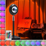 YouOKLight Sunset Lamp, Sunset Projector Lamp 10W LED Sunset Light Night Light 180 Degree Rotation Romantic Rainbow Light USB Charging for Bedroom Party Home Decor, Rainbow…