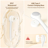 Electric Body Brush Back Scrubber for Shower, Waterproof Long Dual Handle Power Body Scrubber with 3 Heads, Rechargeable Bath Brush & 2 Speeds, for Cleansing, Exfoliating and Massaging Skin