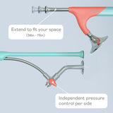 BOONA - The Original Tandem Shower | As Seen On Shark Tank | Double Shower Head for Couples, High Pressure Dual Shower Heads (One Showerhead, Midnight Black)