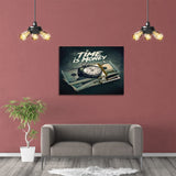 Success Tree Inspirational Quote Canvas Wall Art Motivational Motto Painting Inspiring Entrepreneur Posters Prints Artwork Decor Framed for Home Office Classroom Ready to Hang - 12" Wx18 H