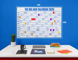 The Big A## Calendar Full-Year Wall Calendar – 2026 Dry-Erase – Includes 1 Marker & 100 Labels – Lightweight, Easy to Hang Yearly Calendar – Year at a Glance – Plan Big Goals & Adventures – Blue