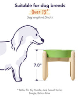 LE TAUCI Dog Bowls Slow Feeder Ceramic, 1.5 Cups Slow Feeding Dog Bowl Small Medium Breed, Puppy Slow Feeder Bowl for Fast Eater, Dog Dishes to Slow Down Eating, Puzzle Dog Food Bowl, Maze Purple