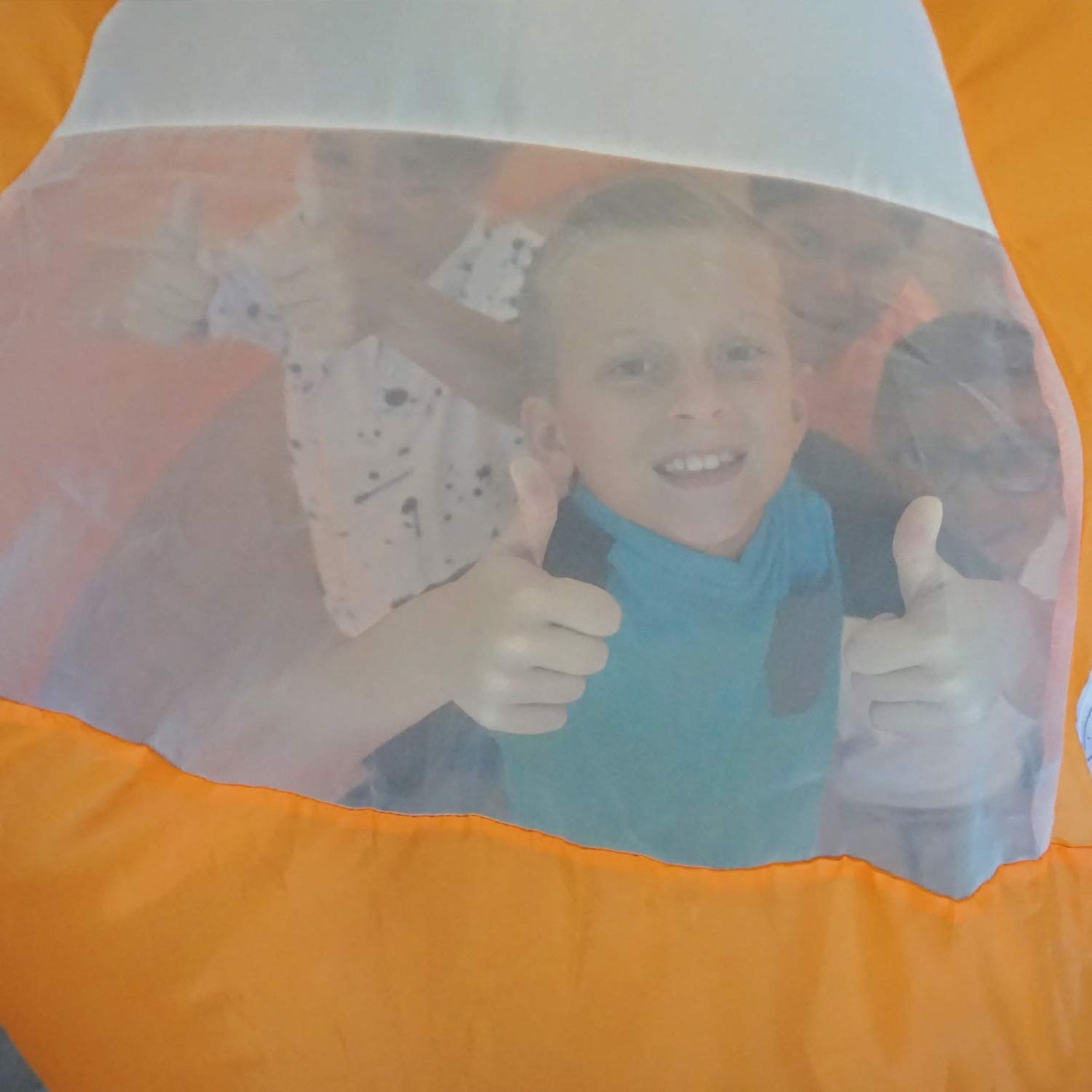 The Original Patented AirFort - Build A Fort in 30 Seconds, Inflatable Fort for Kids, Play Tent for 3-14 Years, A Playhouse Where Imagination Runs Wild, Fan not Included (Starry Night)