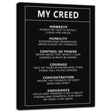 Inspirational Office Wall Decor Motivational Discipline Noun Canvas Wall Art Posters Prints Entrepreneur Quote Wall Picture Paintings Artwork Home Bedroom Framed Ready to Hang[12''W X 18''H]