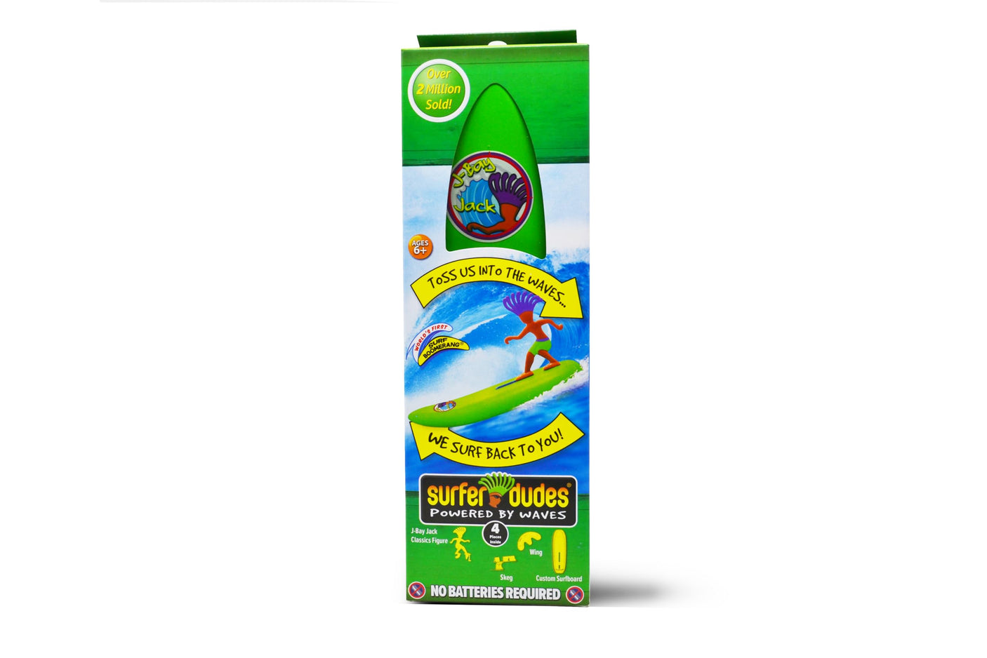 Surfer Dudes Classics Wave Powered Mini-Surfer and Surfboard Toy - J-Bay Jack