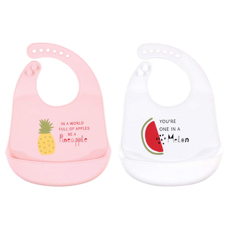 Hudson Baby Unisex Baby Silicone Bibs, Perfect Gentlemen, One Size