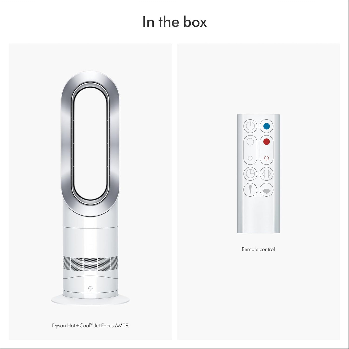 Dyson Hot+Cool™ AM09 Jet Focus heater and fan