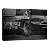 Success Tree Inspirational Quote Canvas Wall Art Motivational Motto Painting Inspiring Entrepreneur Posters Prints Artwork Decor Framed for Home Office Classroom Ready to Hang - 12" Wx18 H