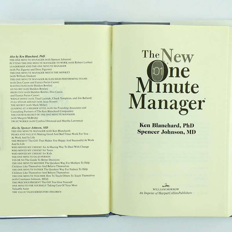 The New One Minute Manager