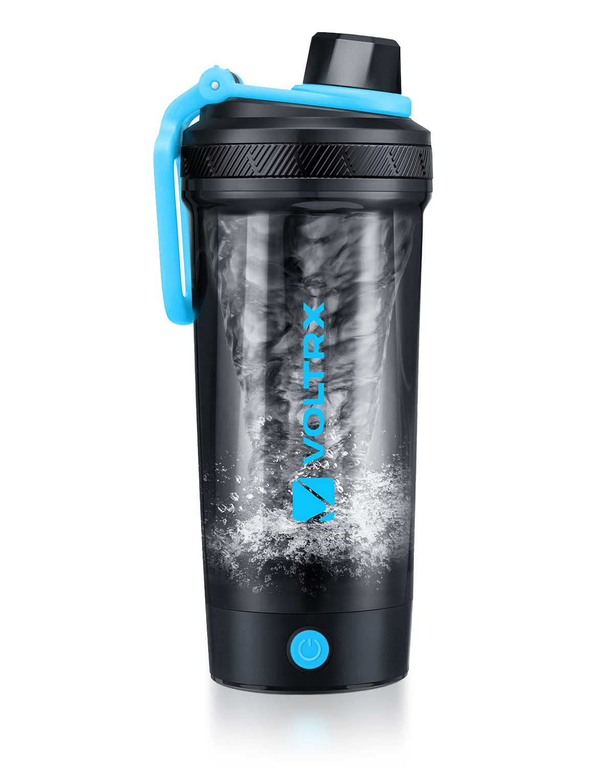 VOLTRX Electric Protein Shaker Bottle - USB Rechargeable Mixer Cup for Shakes and Meal Replacements, BPA-Free Tritan, 24oz