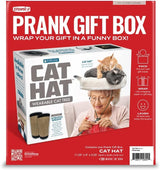 Prank Pack Prank Gift Box, Cat Hat, Wrap Your Real Present in a Funny Authentic Prank-O Gag Present Box, Perfect Novelty Gifting Box for Pranksters, Father's Day Gag Gift Box Empty