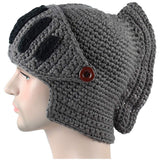 Creative Barbarian Knit Beard Hat Funny Knit Cap Wig Beanie Hats Beard Facemask