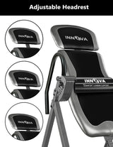 Innova Inversion Table with Adjustable Headrest, Reversible Ankle Holders, and 300 lb Weight Capacity