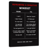 Inspirational Office Wall Decor Motivational Discipline Noun Canvas Wall Art Posters Prints Entrepreneur Quote Wall Picture Paintings Artwork Home Bedroom Framed Ready to Hang[12''W X 18''H]