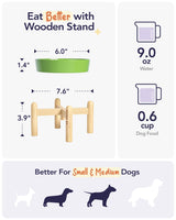 LE TAUCI Dog Bowls Slow Feeder Ceramic, 1.5 Cups Slow Feeding Dog Bowl Small Medium Breed, Puppy Slow Feeder Bowl for Fast Eater, Dog Dishes to Slow Down Eating, Puzzle Dog Food Bowl, Maze Purple