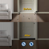 MAXTID Large Door Draft Stopper for Bottom of Doors 36” Under Door Draft Noise Blocker Black Gap Stoppers Door Draft Guard for Bottom of Doors Adjustable Door Seal Sweep Draft Home Essentials Gadgets