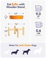 LE TAUCI Dog Bowls Slow Feeder Ceramic, 1.5 Cups Slow Feeding Dog Bowl Small Medium Breed, Puppy Slow Feeder Bowl for Fast Eater, Dog Dishes to Slow Down Eating, Puzzle Dog Food Bowl, Maze Purple