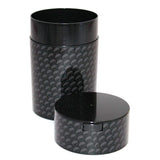 1LB Patented Airtight Multi-use Vacuum Works as Smell Proof Ground Coffee Bean Containers. Black Cap and Body, 1.85-Liter/1.6-Quart