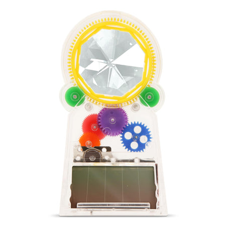Kikkerland Solar Powered Rainbow Maker – Prism Suncatcher, Fun Home Window Decor – Unique Gift for Christmas & Birthdays – Single Crystal