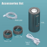 5-Gallon Water Bottle Pump Dispenser: YISH Electric Water Dispenser Pump for Bottled Water Foldable Drinking Water Pump USB-Charing Water Bottle Dispenser Automatic Water Gallon Pump