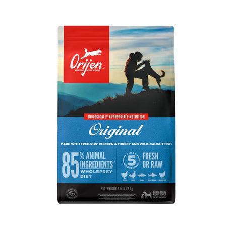 ORIJEN Dry Dog Food, Grain Free Dry Dog Food for All Life Stages, Fresh or Raw Ingredients, 13lb, Multiple Options