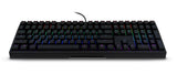 Cherry MX Board 3.0 S Wired Gamer Mechanical Keyboard with Aluminum Housing - MX Brown Switches (Slight Clicky) for Gaming and Office - Customizable RGB Backlighting - Full Size - Black