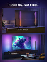 Govee Upgraded 31 Inch LED Light Bar with Scene and Music Modes, RGBIC WiFi Light with Multiple Placement Options Suitable for 55-70 inch TVs, Voice and App Control, 1 Pack