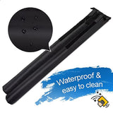 MAXTID Large Door Draft Stopper for Bottom of Doors 36” Under Door Draft Noise Blocker Black Gap Stoppers Door Draft Guard for Bottom of Doors Adjustable Door Seal Sweep Draft Home Essentials Gadgets