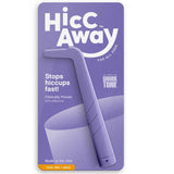 HiccAway Hiccup Straw - Stops Hiccups Naturally & Fast - As Seen On Shark Tank - Clinically Proven Relief for All Ages, Children & Adults - Safe, Lightweight, & Reusable (HiccAway Blue) 1 Pack