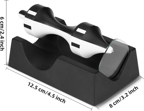 Magnetic Levitator Floating Classic Monochrome Spinning Top Anti-Gravity Gyroscope Toy for Office Desk Home Decoration