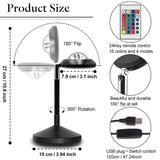 YouOKLight Sunset Lamp, Sunset Projector Lamp 10W LED Sunset Light Night Light 180 Degree Rotation Romantic Rainbow Light USB Charging for Bedroom Party Home Decor, Rainbow…