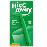 HiccAway Hiccup Straw - Stops Hiccups Naturally & Fast - As Seen On Shark Tank - Clinically Proven Relief for All Ages, Children & Adults - Safe, Lightweight, & Reusable (HiccAway Blue) 1 Pack