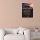 Success Tree Inspirational Quote Canvas Wall Art Motivational Motto Painting Inspiring Entrepreneur Posters Prints Artwork Decor Framed for Home Office Classroom Ready to Hang - 12" Wx18 H