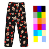 Custom Pajamas Pants Plaid Personalized Funny PJ Pant Design with Face Pajama for Men Women Dog Pet