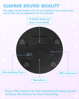 Dog Buttons for Communication, 8 Pcs Dog Talking Button Set, 30s Recordable Voice Pet Buzzer Training Buttons, Speaking Button for Dogs with Waterproof Anti-Slip Dog Button Mat and 48 Scene Stickers