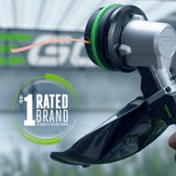 EGO Power+ ST1502SA 15-Inch 56-Volt Cordless String Trimmer with Rapid Reload and Split Shaft 2.5Ah Battery and Charger Included, Black