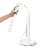 simplehuman Standing Paper Towel Holder with Spray Pump, Brass Stainless Steel, Gold
