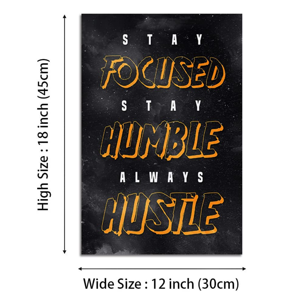 Success Tree Inspirational Quote Canvas Wall Art Motivational Motto Painting Inspiring Entrepreneur Posters Prints Artwork Decor Framed for Home Office Classroom Ready to Hang - 12" Wx18 H