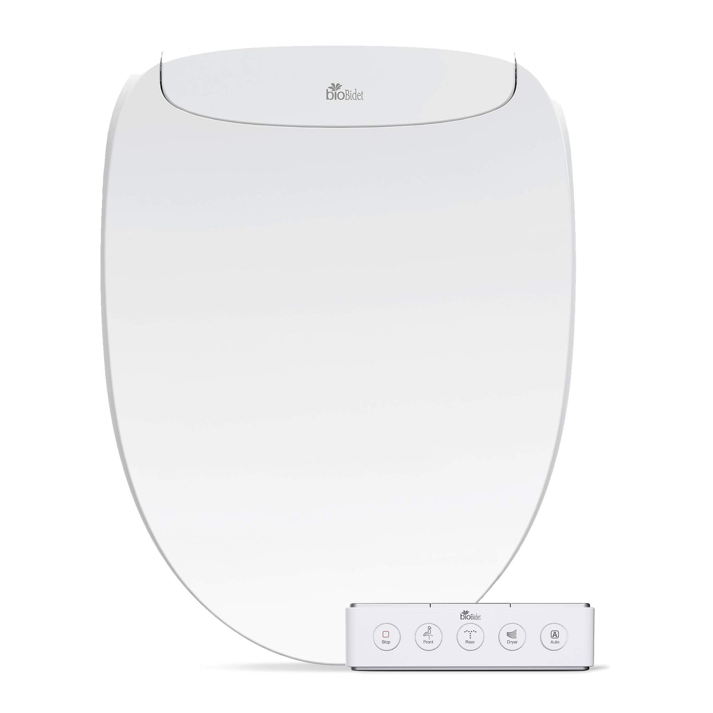 Bio Bidet BB2000 Bliss Electric Bidet Toilet Seat, Warm Water with Air Dryer, Heated Seat with Sensor and Slow Close Lid, Night Light, Remote Control, Elongated, White