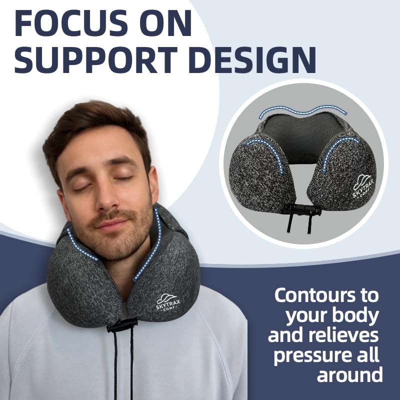 Travel Pillow with Extra Large Hood for Airplane Long Flights Privacy and Comfort Memory Foam with Velvet Cover for Road Trip Head&Neck Support for Plane Office Cars Sleeping & Rest (Pink)