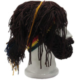 Creative Barbarian Knit Beard Hat Funny Knit Cap Wig Beanie Hats Beard Facemask