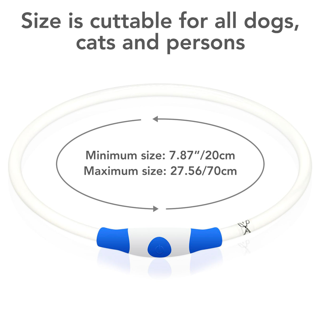 Colaseeme LED Dog Collar Light Up Dog Collars 1 Count USB Rechargeable TPU Glow Safety Basic Dog Collars, Please Do Not Use Fast Charging (Green)