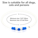 Colaseeme LED Dog Collar Light Up Dog Collars 1 Count USB Rechargeable TPU Glow Safety Basic Dog Collars, Please Do Not Use Fast Charging (Green)