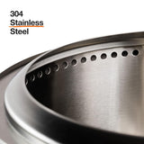 Solo Stove Bonfire with Stand | 19.5" Smokeless Fire Pit, Removable Ash Pan | Portable Stainless Steel Wood Burning Outdoor Fireplace, Ideal for 4–6 People, 21.75 lbs