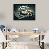 Success Tree Inspirational Quote Canvas Wall Art Motivational Motto Painting Inspiring Entrepreneur Posters Prints Artwork Decor Framed for Home Office Classroom Ready to Hang - 12" Wx18 H