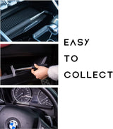 Car Side Mirror Squeegee, Retractable Telescopic Mirror Wiper, Anti-Fog & Water Cleaning Tool for Rainy & Foggy Weather, Extendable 98cm Handle, Portable Auto Mirror Cleaner