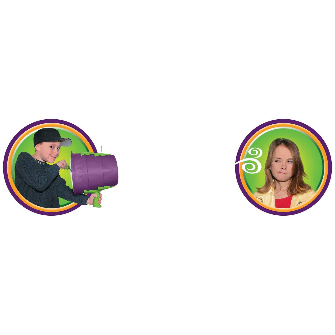 Airzooka Toysmith, Blast A Harmless Ball Of Air Toy, Green, All Ages - Adults Too Small