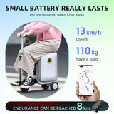 SE3S Smart Rideable Suitcase Electric Luggage Scooter For Travel (black)